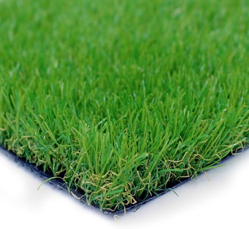 Petgrow Artificial Grass Turf 12FTX30FT- Realistic & Thick Synthetic Fake Grass Mat for Outdoor Garden Landscape Pet Dog Grass Rug Faux Turf … - size: 12 FT x 30 FT (360 Square FT)