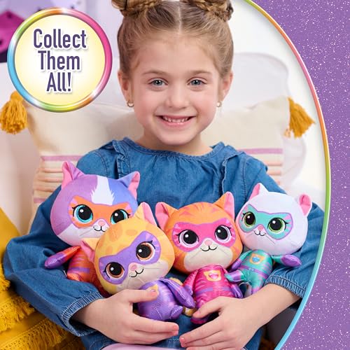 Disney Jr. SuperKitties Ginny Small Plush, Su-Purr Wild Stuffed Animal | 7-inch, Kitten, Toy for Fans, Girls, Kids, Ages 2 and Up, by Just Play
