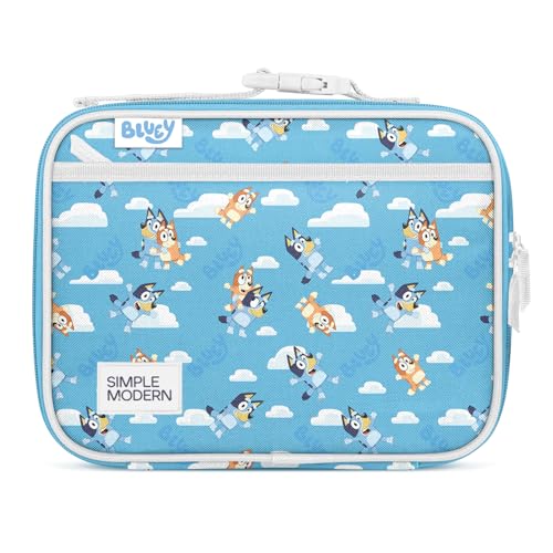 Simple Modern Bluey Kids Lunch Box & Insulated Lunch Bag for School | Cloud | Hadley Cute Lunch Box for Girls, Boys, Toddlers | Fits Bento Box, Lunch Containers | Small Lunch Bag | Bluey Sky - color: Bluey: Bluey Sky