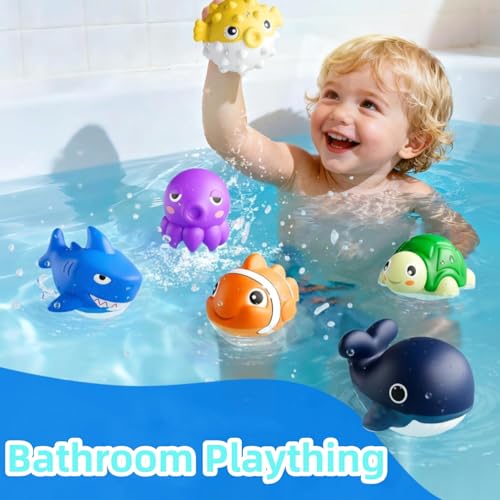 Pool Diving Toys, Underwater Swim Game Set with 6 Floating Sea Animals & 6 Dive Cages, Colorful Animal Pool Sinkies Swimming Training Game, Summer Water Toys Set Fun Outdoor Swim Lake Beach