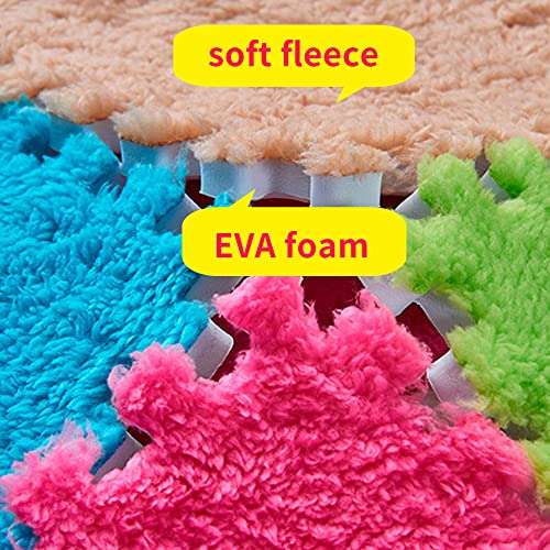 Oncpcare 10Pcs 11” x 11” Guinea Pig Pads Washable, Reusable Guinea Pig Fleece Cage Liners, Soft Warm Rabbit Sleep Mat Blanket Bed (Beige) - color: Beige X 10