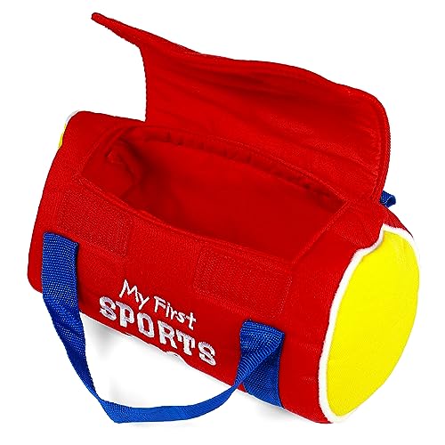 GUND Baby My First Sports Bag 5-Piece Sensory Plush Toy Playset for Babies - style: Sports Bag
