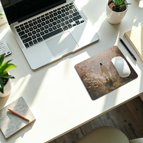 Christian Jesus with Lamb Flower Mouse Pad, Christian Jesus Gifts Mouse Pads Mousepad for Desk Office Computers Laptop, Religious Office Supplies Desk Accessories, 9.5x7.9 Inch - color: 11Child