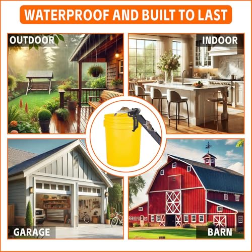 Walk The Plank Mouse Trap for 5 Gallon Bucket, Auto Reset 1 Pack | Continuous multi-catch system with instant auto-reset plank, high sensitivity trigger, fits standard 5-gallon buckets easily - style: 1 Pack