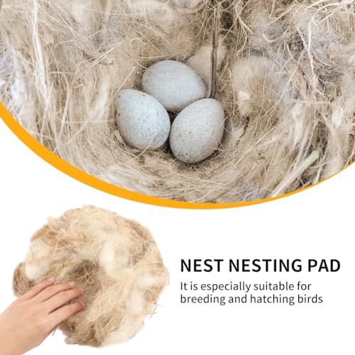 Balana 40g Building Mat Pigeon Natural Mixing Bird Nesting Material Cushion Cage Liner, Bird Nest Nesting Liners Great for Nest Building and Hideouts