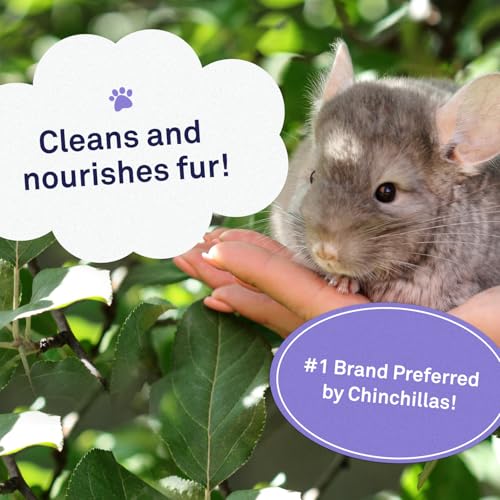 | Chinchilla Bath Dust for Small Animals - Natural, Pure Cleansing Pumice Sand for Cleaning Degus, Hamsters, & Gerbil 1 lb.
