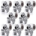 Lenwen 8 Pcs Stuffed Koala Animals Slap Bracelets for Kids 8.66 Inch Back to School Plush Animal Bracelets Adopt a Koala Bear Party Favors Wrist Slap Snap Band Toy for Boys Girls Birthday Gifts - style: Koala Bear