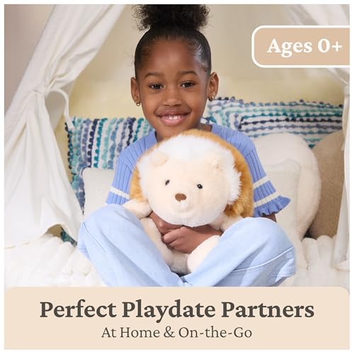 GUND Tea 10-Inch Hedgehog Stuffed Animal for Ages 0+ | Luxuriously Soft Plush Fabrics and Rounded Shape Provide Comfort, Inspire Tactile Play, and Early Sensory Discovery
