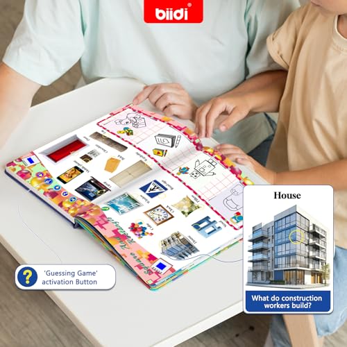 English Interactive Sound Book Talking Activity Book Toy Gift Toddlers Kids | Recharge Words Learning Educational TravelToy Drawing Zone 4 Color Pens Boy Girl Bday Xmas Gift 3+ Sensory Autism 600+ Sounds - style: EN-Colours and Shapes