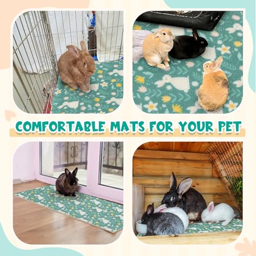Rabbit Scratch Mat 12 Inch x 6.56 ft Self Adhesive Bunny Scratching Pad Claws and Teeth Care Rabbit Mat for Cages Floor Scratching Pad for Small Pets Biting Sleeping Nesting
