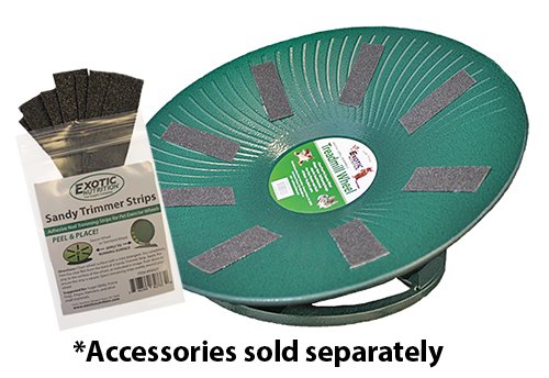 Treadmill Wheel 14" Black - All Metal Exercise Wheel for Chinchillas, Prairie Dogs, Rats, Hedgehogs, Sugar Gliders, Squirrels, Degus, Hamsters & Other Small Animals - Smooth, Fast, Silent, Durable