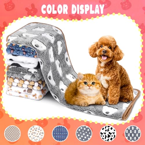 Eilyliafe 6 Pcs Guinea Pig Blankets Bedding Small Animal Cage Liners Sleep Mat Absorbent Reusable Pet Pee Bedding Pad Cover for Hamster Ferret Chinchilla Rabbit Hedgehog (30 x 42 Inch) - size: 30 x 42 Inch