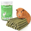 Bissap Timothy Hay Sticks for Rabbits 38PCS, Natural Timothy Grass Molar Teeth Stick Chew Toys for Bunnies Chinchillas Guinea Pigs Hamsters and Other Small Animals Treats - size: 10 Ounce (Pack of 1)