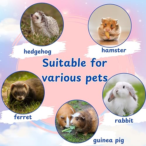Toys for Hedgehogs Hideout Tunnel with Bell Ball, Hedgehog Hideout with Toys, Hedgehog Tunnel and Bell Balls Toy, Small Animal Hideouts Tubes Toy, Hedgehogs Accessories (Pink, 21.65 * 6.29in)