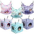 AceOrbit 6 Pcs Ferret Cozy Cage Accessories Triple Rat Cage Hanging Hammock Guinea Pig Cube Hammock Chinchilla Bed Hideout Small Animals Toy Accessories Sugar Glider Squirrel Hamster(Spotted Heart) - style: Spotted Heart