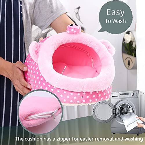 JanYoo Chinchilla House Ferret Bed Accessories Tunnel Pouch for Hedgehog Supplies(XL,Pig) - color: 2-Pig, size: XL