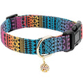 Faygarsle Bohemian Geometric Pattern Dog Collar for Small Medium Large Boys Girls Dogs XS - color: Bohemian, size: XS