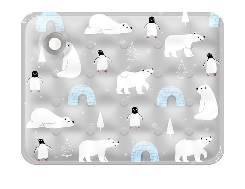 Water-Fillable Pet Cooling Mat, Pressure Activated Gel Cooling Pad for Dogs & Cats, Durable & Scratch Resistant, Perfect for Hot Weather to Prevent Overheating (88, Bear Gray, Large) - color: BEAR GRAY, size: 19.7*23.6