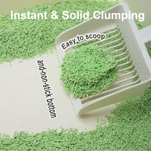 Tofu Cat Litter – Green Tea Scented for Long-Lasting Freshness, Plant-Based Kitty Litter, Flushable, Low Dust, Non-Stick Pellets for Easy Scoop & Clean, 22 lb (5.5lbx4bags) - size: 22lb, 5.5lb x 4 bags