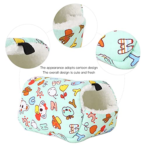 Zerodis Hanging Hammock - Soft Cotton Hamster Bed for Small Pets: Guinea Pigs & Hamsters - size: 17*15