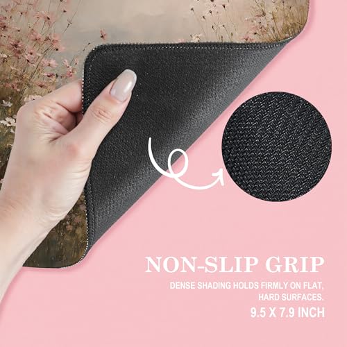 Christian Jesus with Lamb Flower Mouse Pad, Christian Jesus Gifts Mouse Pads Mousepad for Desk Office Computers Laptop, Religious Office Supplies Desk Accessories, 9.5x7.9 Inch - color: 11Child