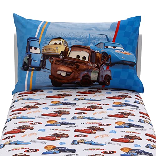 Disney Cars Radiator 2 Piece Toddler Sheet Set Fitted Bottom & Pillowcase - color: Cars Radiator Springs
