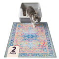 Lovewag Cat Litter Mat, Litter Box Mat, Marmalade Sunshine, 16x24, 2 Pack | Washable litter mat cover, kitty litter mat & cat mat for litter box, litter trapping mat, prevents tracking, multi-cat - color: Marmalade Sunshine, size: 16x24 inches (Pack of 2)