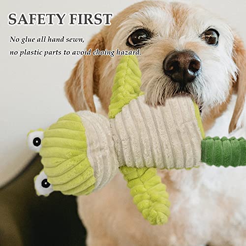 LECHONG 5 Pack Tough Dog Toys Stuffed Squeaky Dog Toys Assortment Plush Animal Dog Toy Value Bundle Puppy Pet Dog Toys for Small Medium Large Dogs - size: 5 Pack
