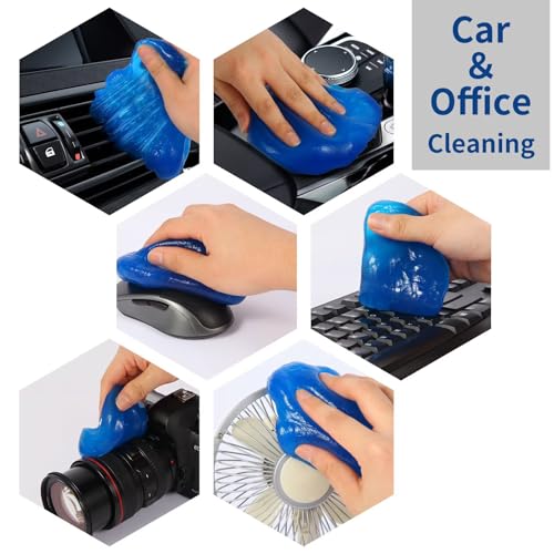 Car Interior and Exterior Soft bristles Detail dust Brush Interior dusting Brush Dashboard Cleaning Brush Home Office dusting Tools+ Double-Sided Suede Cleaning Towel+ Cleaning Cream - color: 1 Piece Brush + Towel+ Cleaning Cream