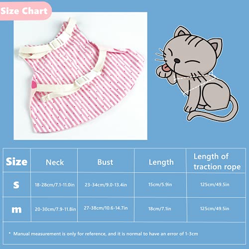 Guinea Pig Clothes,Soft Bunny Ferret Clothes with Pet Rabbit Harness and Leash Mini Hat Bag Cute Brooch for Kitten Small Animal Collars - color: Love, size: Medium