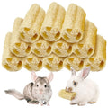 BNOSDM Bunny Chew Toys Natural Loofah 12PCS Bunny Teeth Grinding Toy Rabbit Fiber-Rich Treats Pet Entertainment Accessories for Rabbits Chinchillas Guinea Pig（S） - color: S -12PCS