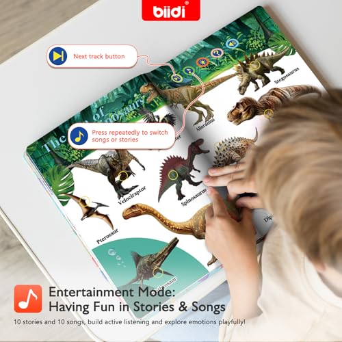 English Interactive Sound Book Talking Activity Toy Gifts Toddlers Kids 3-6 | Rechargeable Audio Book Educational Learning Toy Birthday Xmas Gift Boys Girls 3+ Sensory Autism Toys 171 Animals 600+ Sounds - style: New-Animal World
