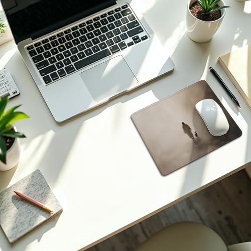 Christian Jesus with Lamb Mouse Pad, Christian Jesus Religious Gifts Mousepad for Office Desk Computers Laptop, Religious Faith Office Supplies Desk Accessories, 9.5x7.9 Inch - color: 17Child