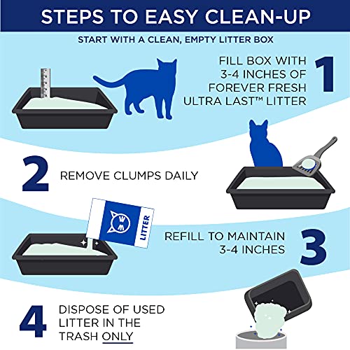 ARM & Hammer Ultra Last Clumping Cat Litter, Unscented, MultiCat, 18 Lbs | Clumping Formula, 99% Dust Free, Pet Friendly, Baking Soda Odor Control - size: 18 lbs (Pack of 1)