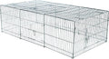 TRIXIE Rabbit Cage - 55 cu. ft., Outdoor Pen Extends Rabbit Hutch and Chicken Coops, Ideal for Small Animals, Bunny, Guinea Pigs, Chickens - size: 55 cu. ft.