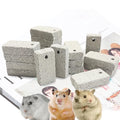 18 Pcs Small Animal Pet Lava Bites Chews Toy Mineral Calcium Stone Bunny Teeth Grinding Block for Hamster Chinchilla Rabbit Squirrel Rat Parrot Guinea Pig