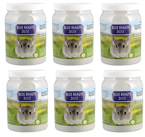 Lixit Blue Beauty® Chinchilla Dust Powder - Dry Bath Grooming Dust for Hamsters, Gerbil, Degus, and Small Animals - Made in the USA (18 Pound) - size: 18 Pound