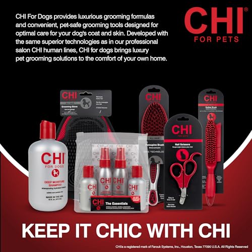 CHI for Pets Guillotine Nail Clipper for Dogs - Stainless Steel Dog Nail Cutter with Safety Guard and Ergonomic Soft Grip Handle - Grooming Tool for All Dog Breeds, Guillotine Nail Clipper, One Size | Stainless steel blade, built-in safety guard, ergonomi