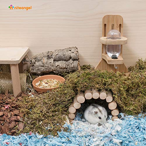 Niteangel Wooden Ladder Bridge, Hamster Mouse Rat Rodents Toy, Small Animal Chew Toy - size: 8.4'' x 3.9''