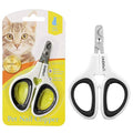 Pet Nail Clippers, Update Version Cat & Kitten Claw Nail Clippers for Trimming, Professional Pet Nail Clippers Best for a Cat, Puppy,Rabbit, Kitten & Small Dog,Sharp & Safe (Black) - color: Black