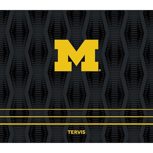 Tervis Venture Water Bottle Michigan Wolverines - Full Speed Made in USA Double Walled Insulated Tumbler Travel Cup Keeps Drinks Cold & Hot, 26oz, Stainless Steel