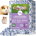 Hamster Bedding 50L Guinea Pig Paper Bedding Odor Control 99% Dust-Free | Small Pet Bedding Natural Paper Expands 5X Soft Dust-Free Unscented Support Burrowing, Nesting, Easier Daily Cage Care - color: Island-50L