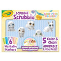 Crayola Scribble Scrubbie Baby Pets Nursery, Baby Animal Toys for Toddlers & Kids, Gift for Girls & Boys, Ages 3, 4, 5 - size: Small, style: Baby Pets