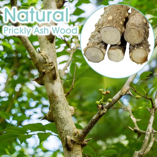 BNOSDM Sugar Glider Toy Natural Prickly Ash Wood Perch Stand Squirrel Hanging Wooden Climbing Pole Hamster Paw Grinding Perch Small Animal Cage Accessories for Chinchillas Rats Gerbil - color: Prickly Ash Wood - Climbing Perch