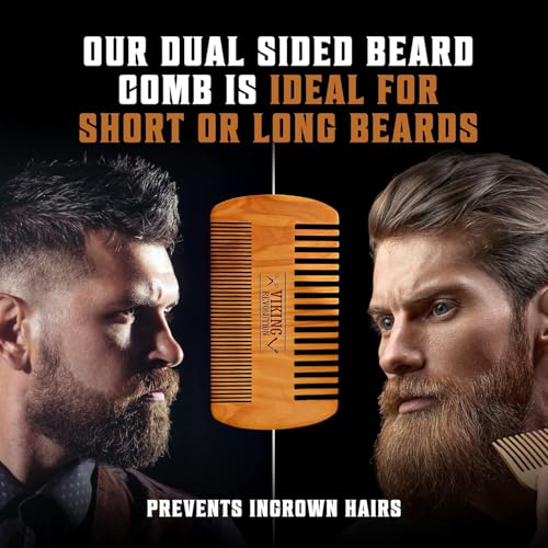 Viking Revolution Beard Brush & Wash Set - Peppermint Eucalyptus - 5 oz - style: Beard Comb & Brush w/ Wash and Conditioner