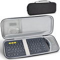 Hard Keyboard Carrying Case for Logitech Pebble Keys 2 K380s & Logitech K380 Bluetooth Keyboard Case + M350 Pebble Mouse Combo, Wireless Keyboard Shockproof Protective Travel Bag, Black - size: Logitech K380