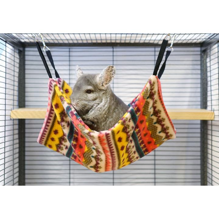 Exotic Nutrition Giraffe Pouch Set - Hammocks and Bedding for Sugar Gliders, Chinchillas, Rats, Ferrets, Rabbits, Hamsters, Squirrels, Parrots, Birds