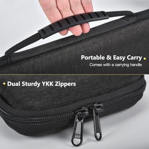 Hard Keyboard Carrying Case for Logitech Pebble Keys 2 K380s & Logitech K380 Bluetooth Keyboard Case + M350 Pebble Mouse Combo, Wireless Keyboard Shockproof Protective Travel Bag, Black - size: Logitech K380