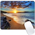 Beach Sunset Mouse pad Customized Mousepad Non-Slip Rubber Base Mouse Pads for Computers Laptop Office Desk Accessories Mouse pad - color: Beach Sunset