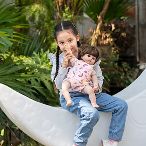 GAGAKU Doll Carrier Doll Accessories Stuffed Animal Carrier with Adjustable Straps for Kids – Pink (Stars) - color: Pink